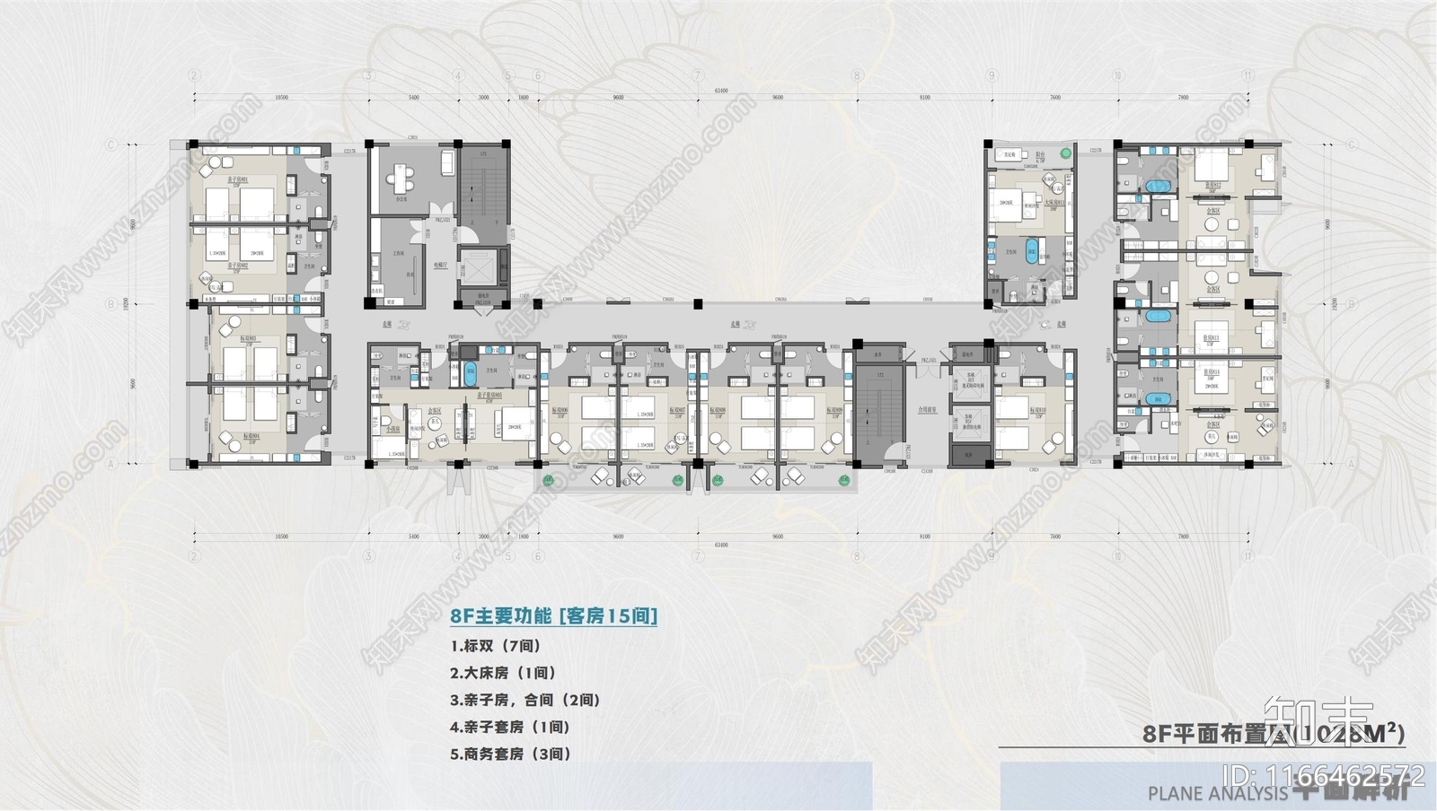 现代禅意酒店cad施工图下载【ID:1166462572】