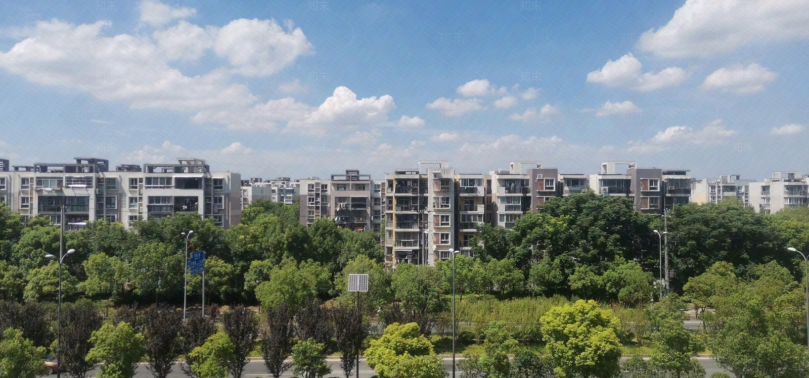 现代新中式城市外景贴图下载【ID:1166467656】