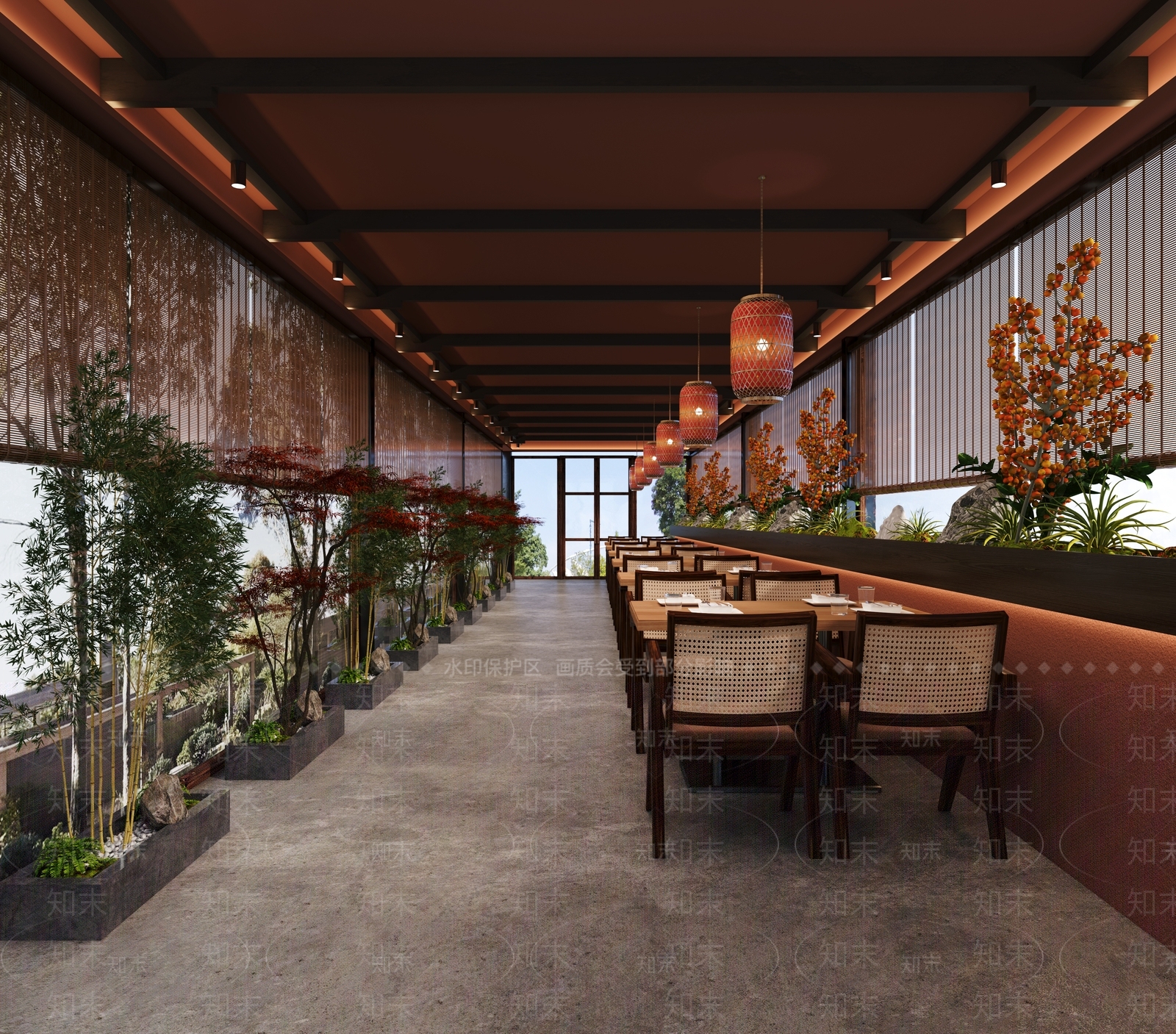 美式茶馆3D模型下载【ID:1166480472】