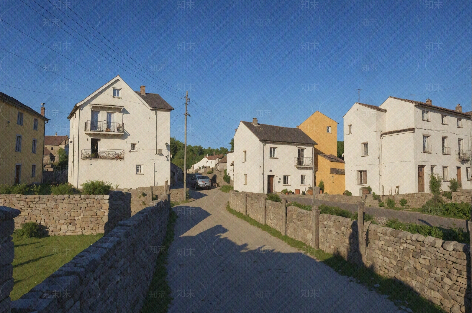 新中式街道外景贴图下载【ID:1166487680】