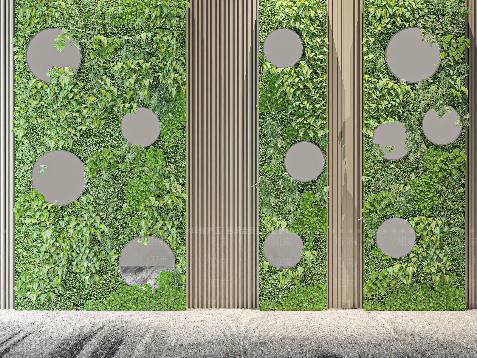 绿植墙3D模型下载【ID:1166489118】