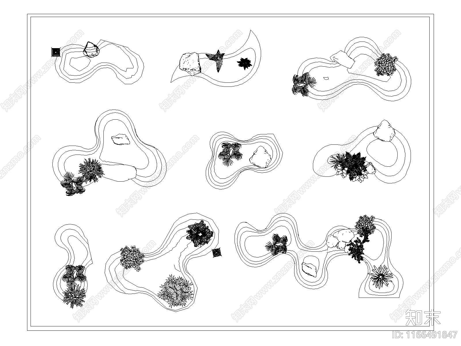 现代微地形图库施工图下载【ID:1166491847】