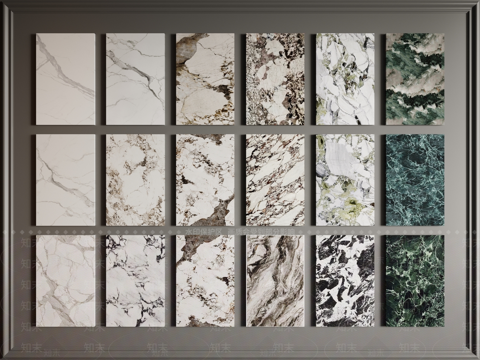 现代轻奢电视背景墙3D模型下载【ID:1166496331】