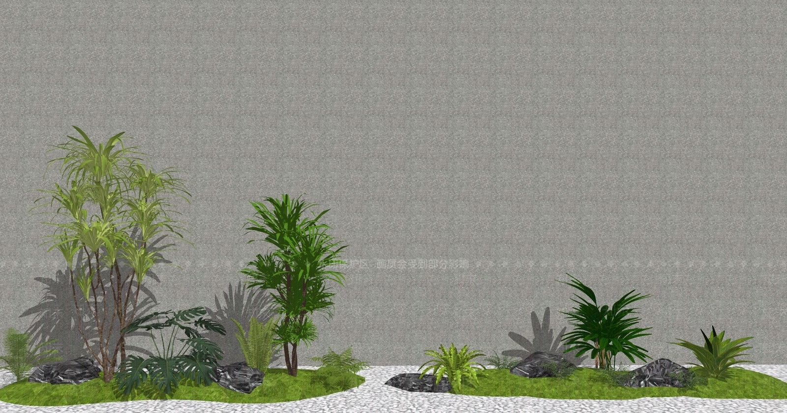植物组合SU模型下载【ID:1166500707】