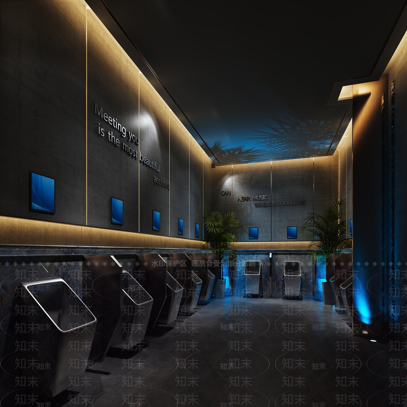 现代公共卫生间3D模型下载【ID:1166501230】