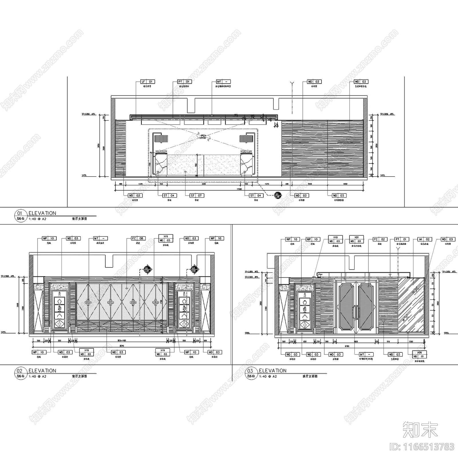 欧式会所cad施工图下载【ID:1166513783】