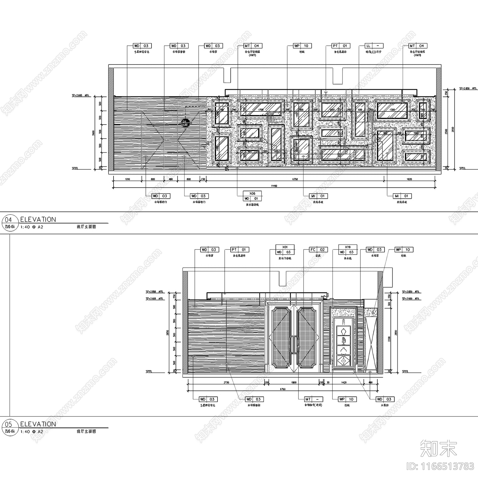 欧式会所cad施工图下载【ID:1166513783】