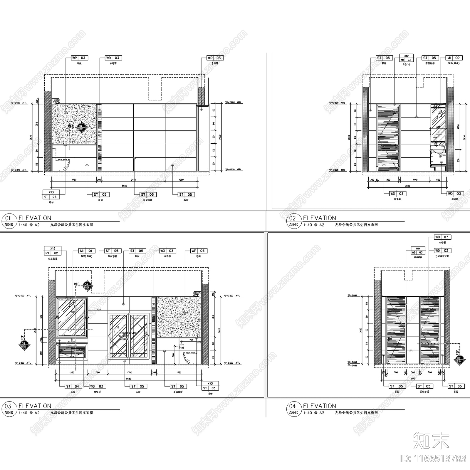 欧式会所cad施工图下载【ID:1166513783】