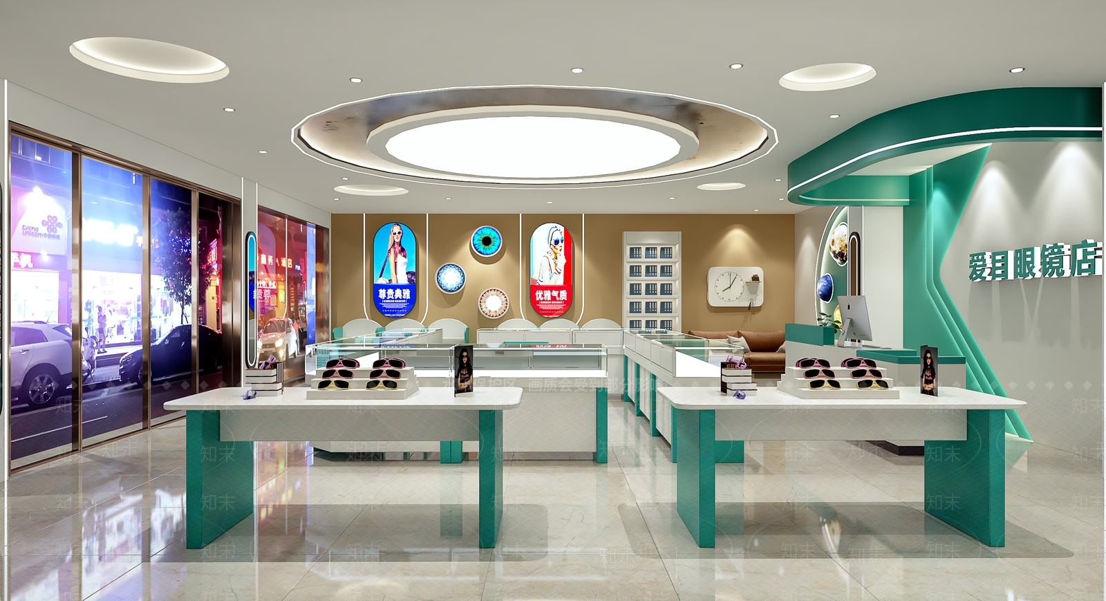 现代眼镜店3D模型下载【ID:1166515100】