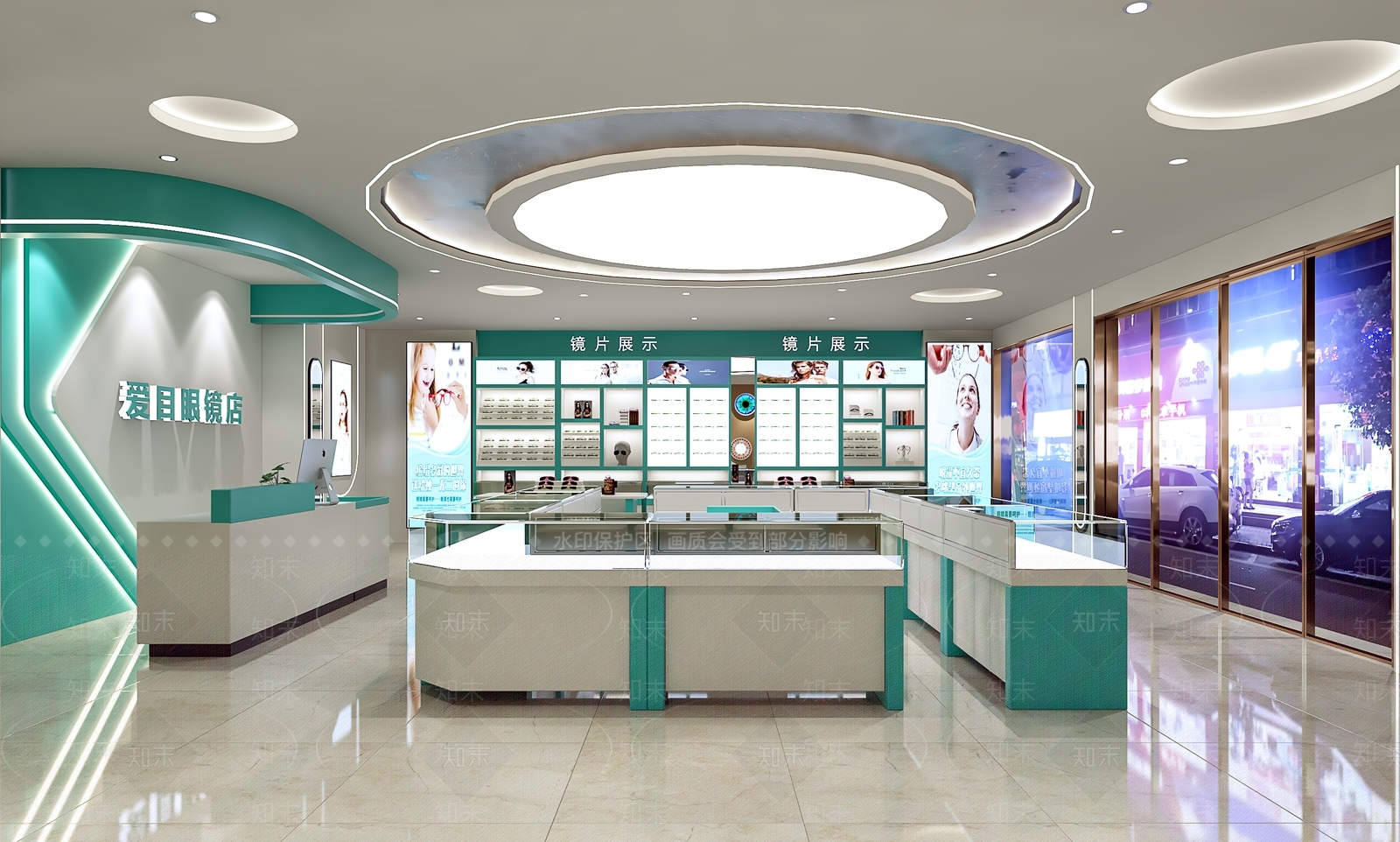 现代眼镜店3D模型下载【ID:1166515100】