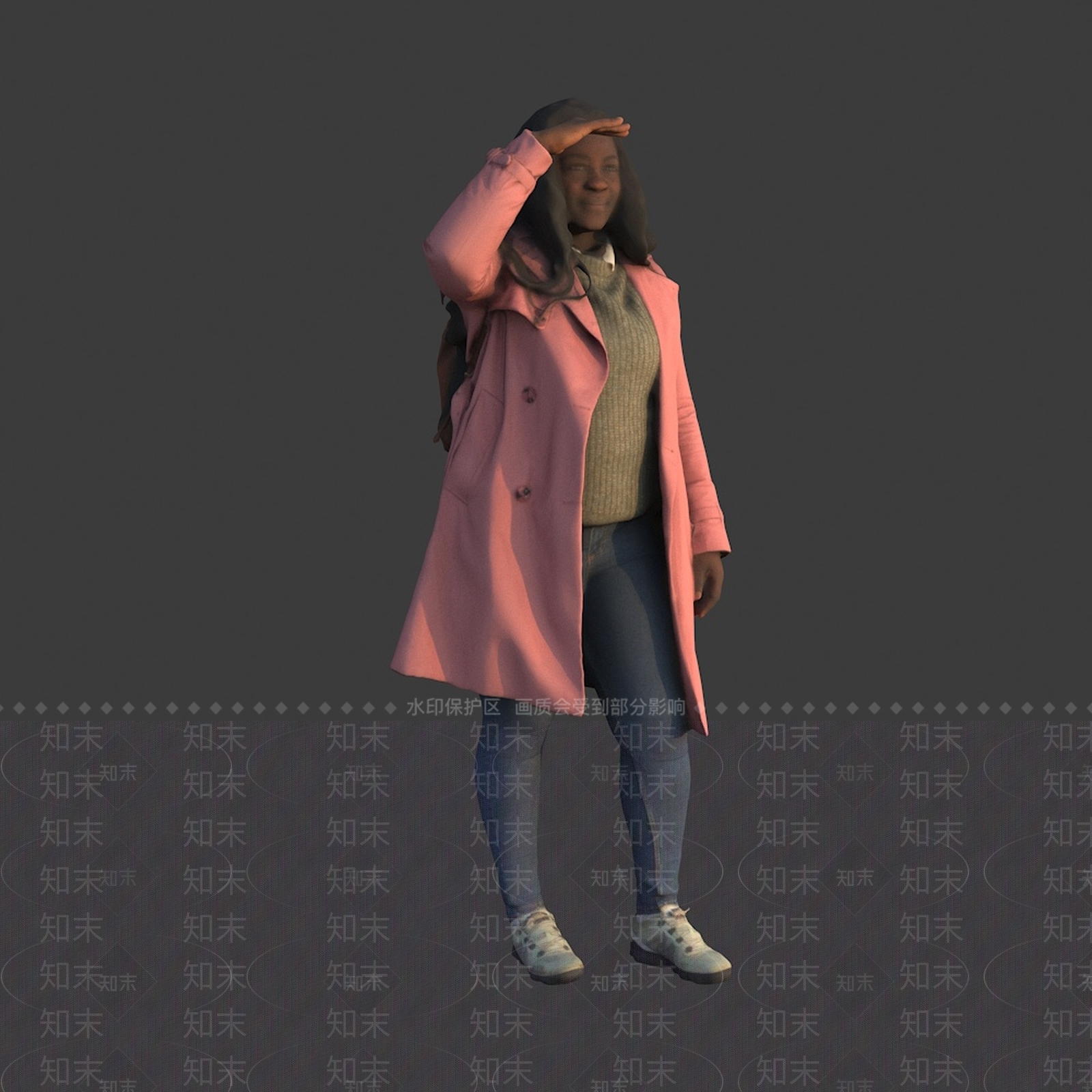 女人3D模型下载【ID:1166519749】