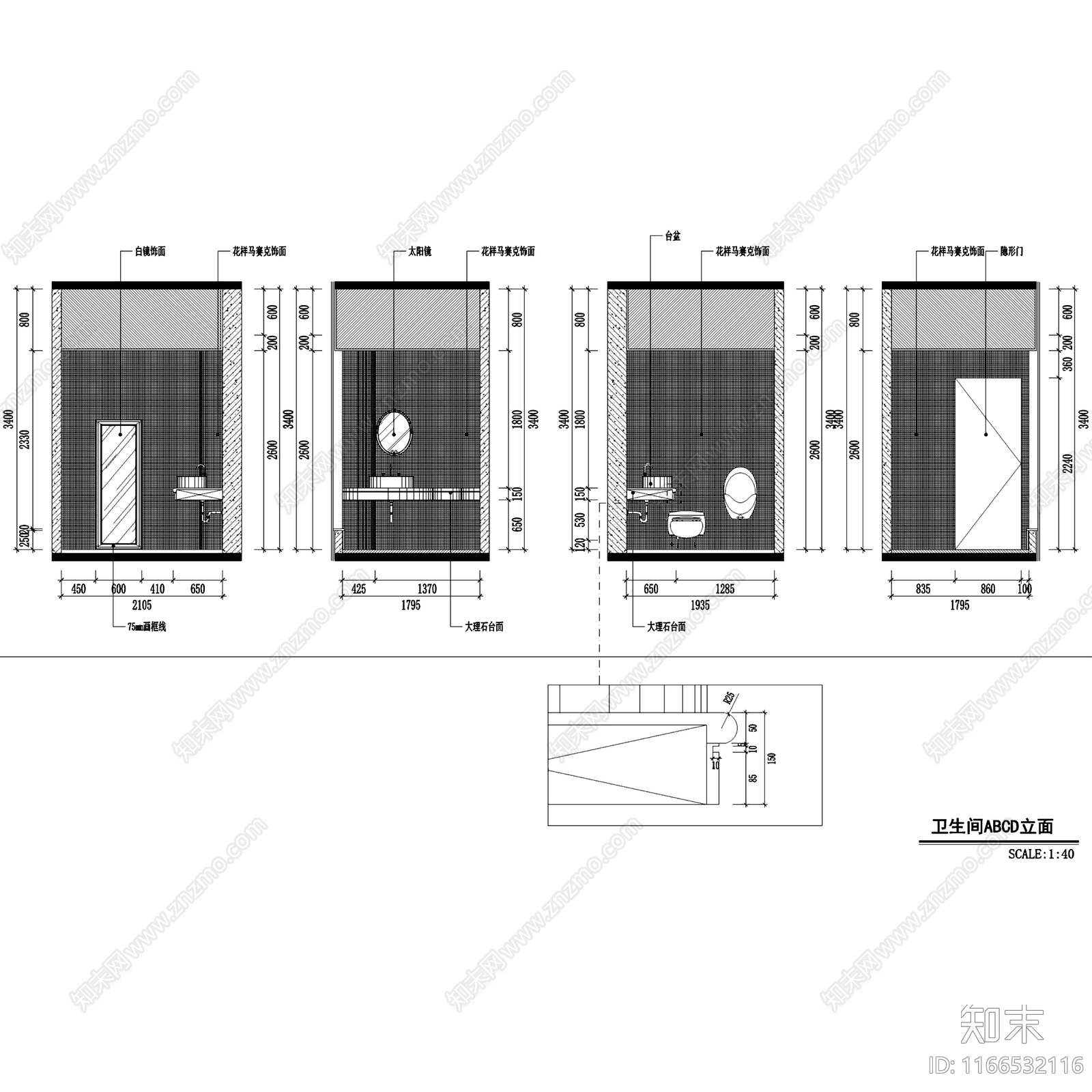 欧式KTV施工图下载【ID:1166532116】