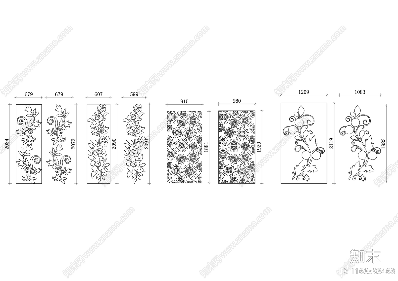 现代庭院cad施工图下载【ID:1166533468】