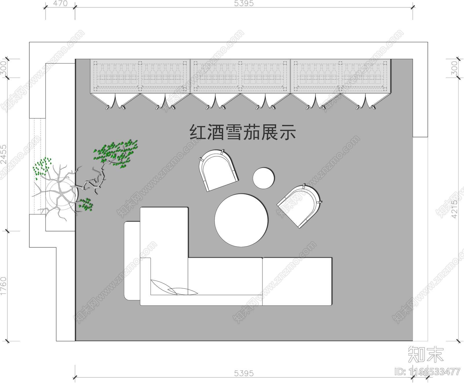 现代酒窖施工图下载【ID:1166533477】