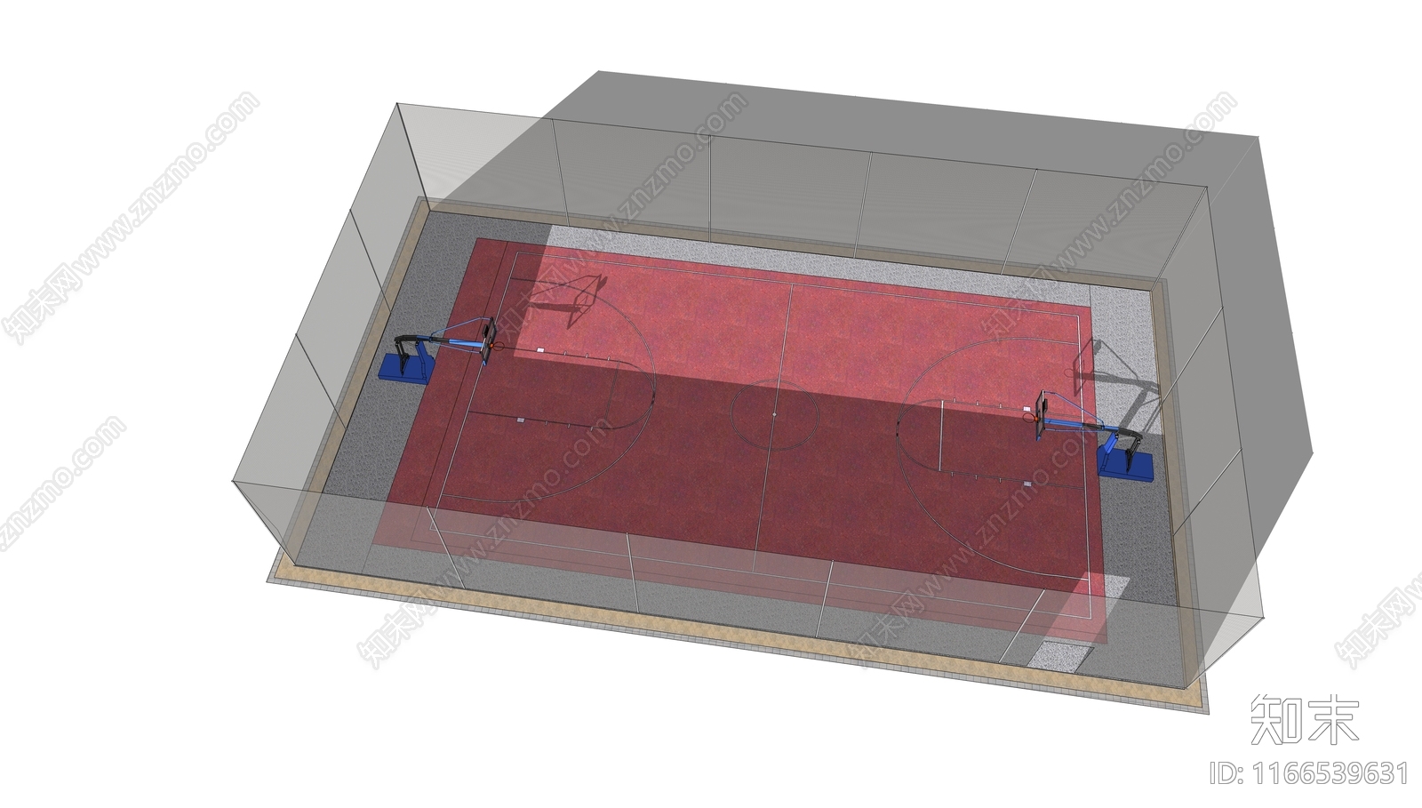 现代体育建筑SU模型下载【ID:1166539631】