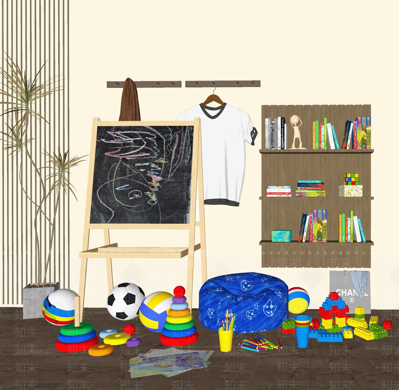 玩具SU模型下载【ID:1166545518】