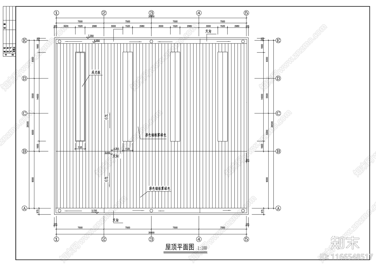 现代游泳馆建筑施工图下载【ID:1166548517】