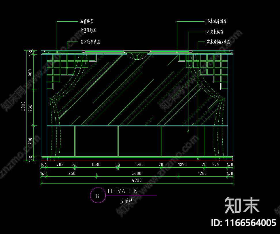 现代法式其他餐饮空间cad施工图下载【ID:1166564005】