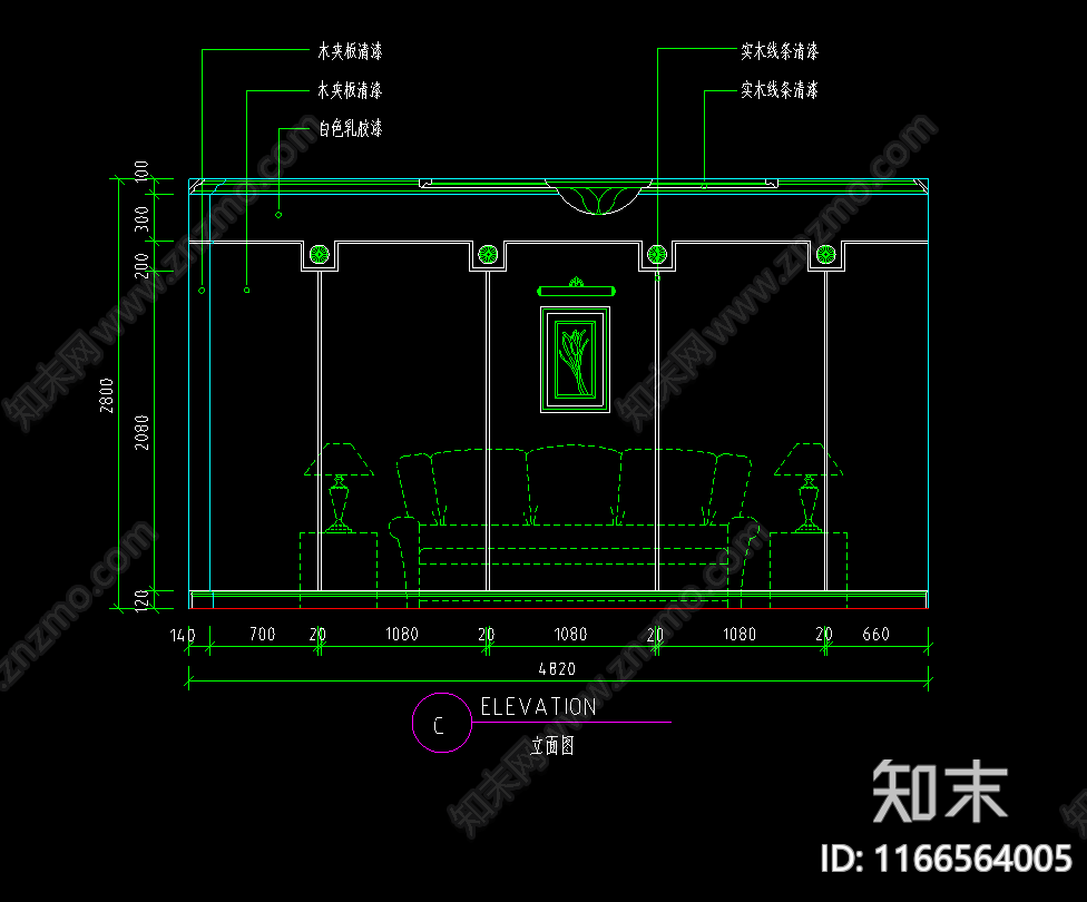 现代法式其他餐饮空间cad施工图下载【ID:1166564005】