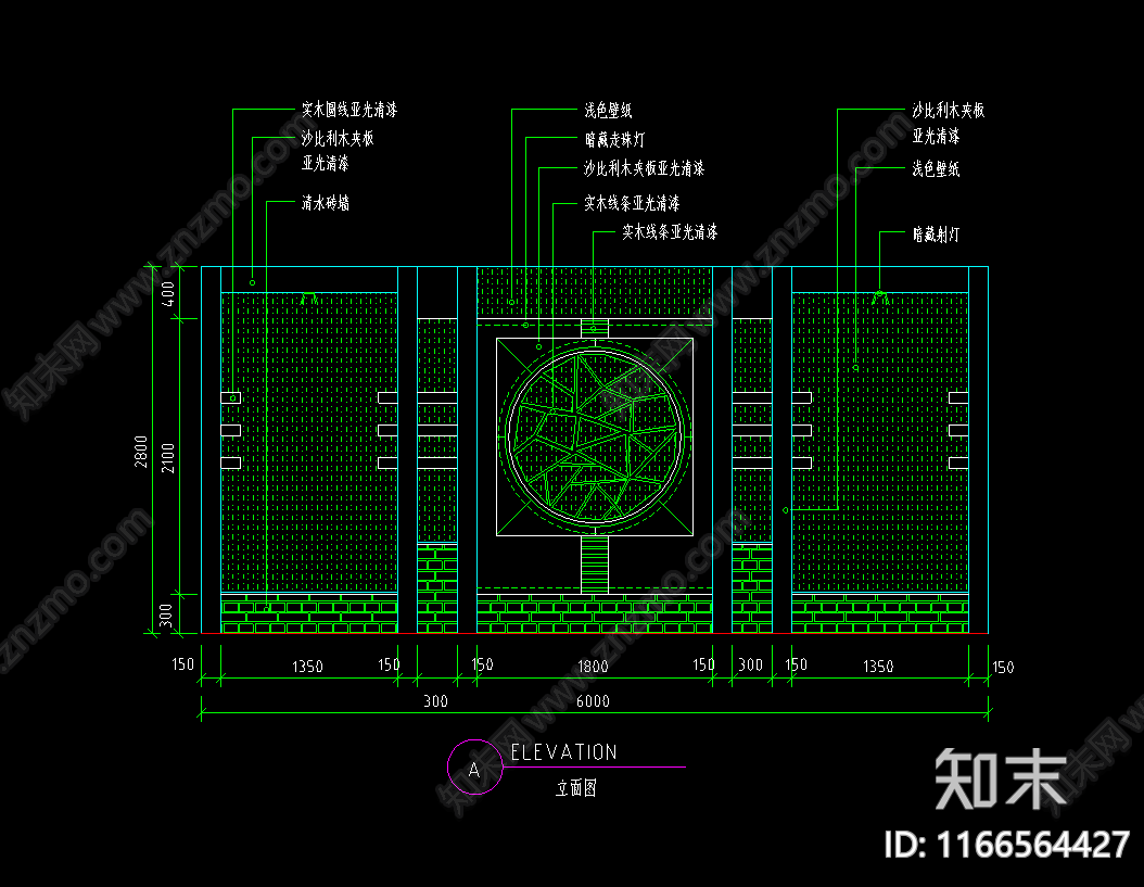 现代法式其他餐饮空间cad施工图下载【ID:1166564427】