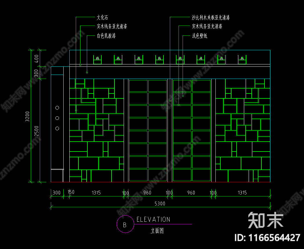 现代法式其他餐饮空间cad施工图下载【ID:1166564427】