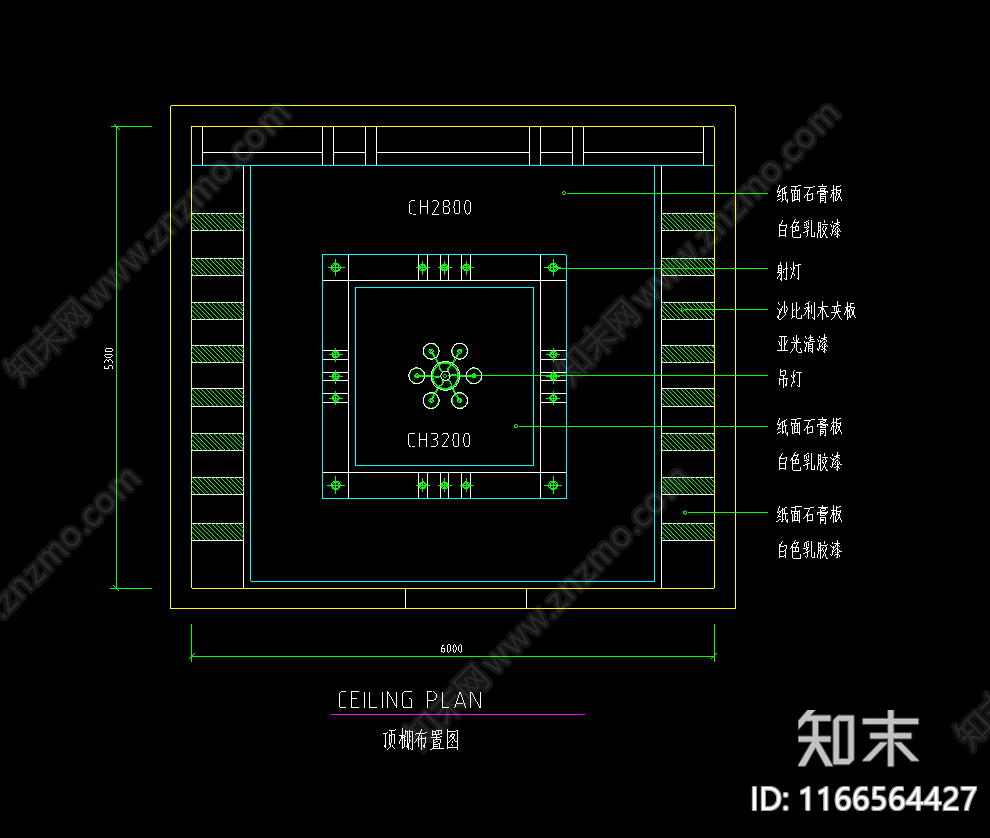 现代法式其他餐饮空间cad施工图下载【ID:1166564427】