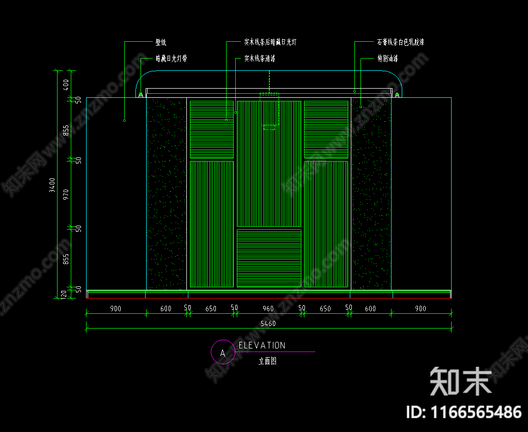 现代法式其他餐饮空间cad施工图下载【ID:1166565486】