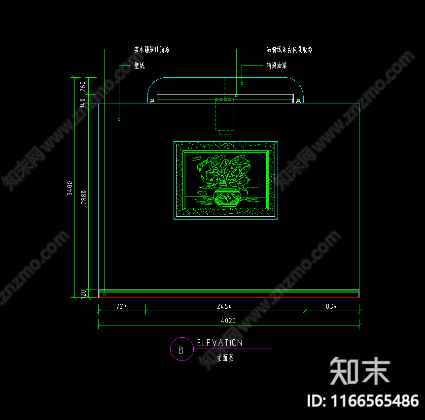 现代法式其他餐饮空间cad施工图下载【ID:1166565486】