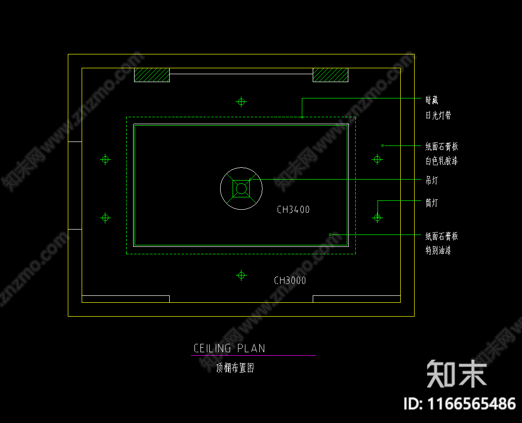 现代法式其他餐饮空间cad施工图下载【ID:1166565486】