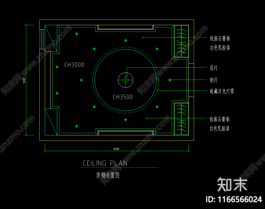 现代法式其他餐饮空间cad施工图下载【ID:1166566024】