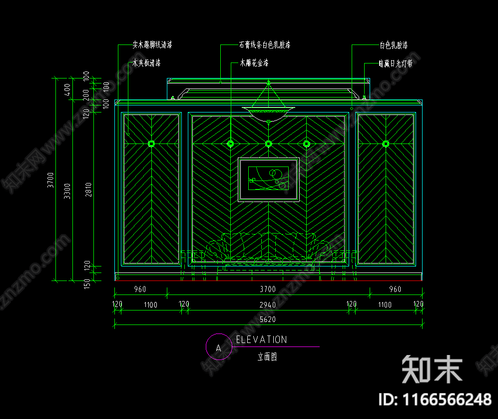现代法式其他餐饮空间cad施工图下载【ID:1166566248】
