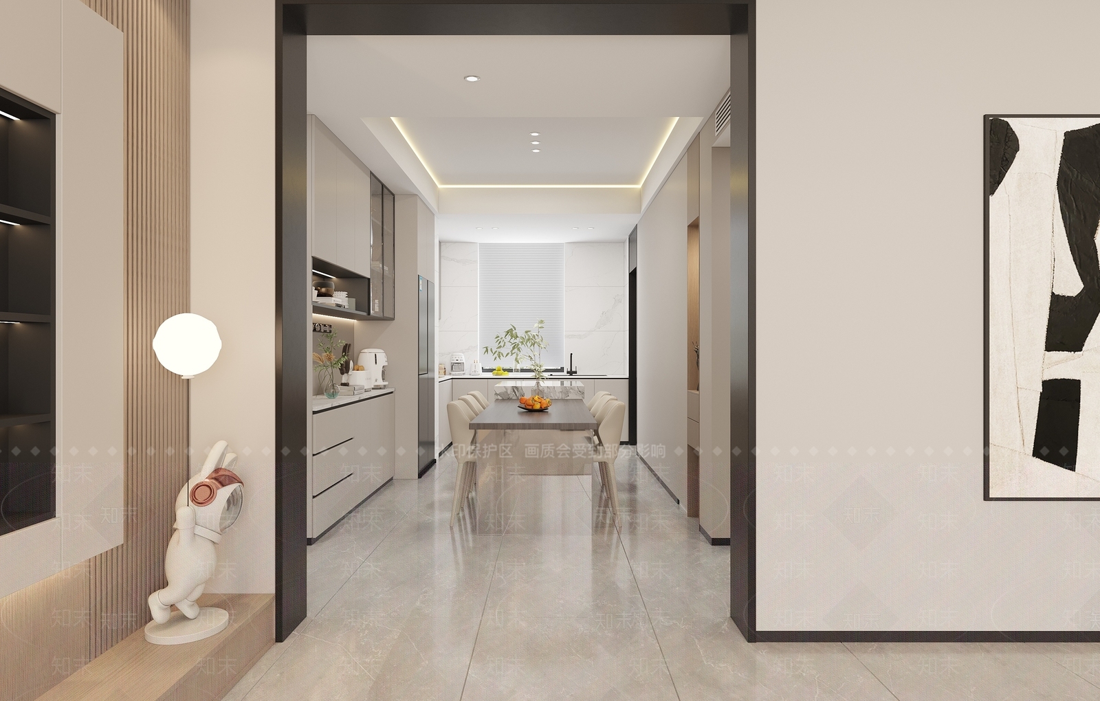 现代玄关3D模型下载【ID:1214662741】