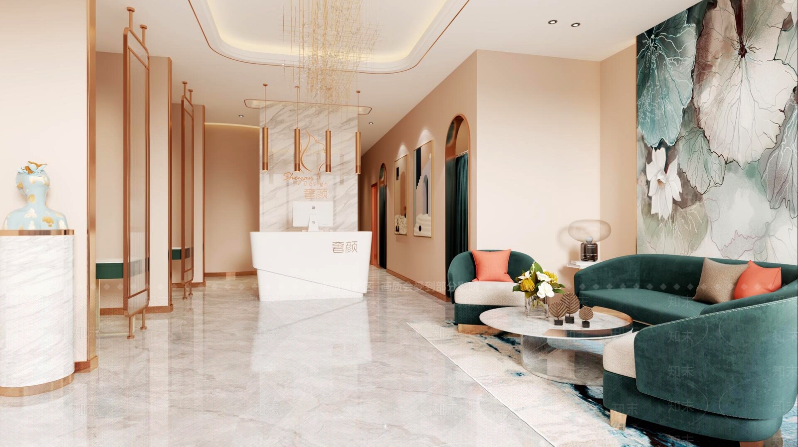 现代美容院3D模型下载【ID:1166585031】
