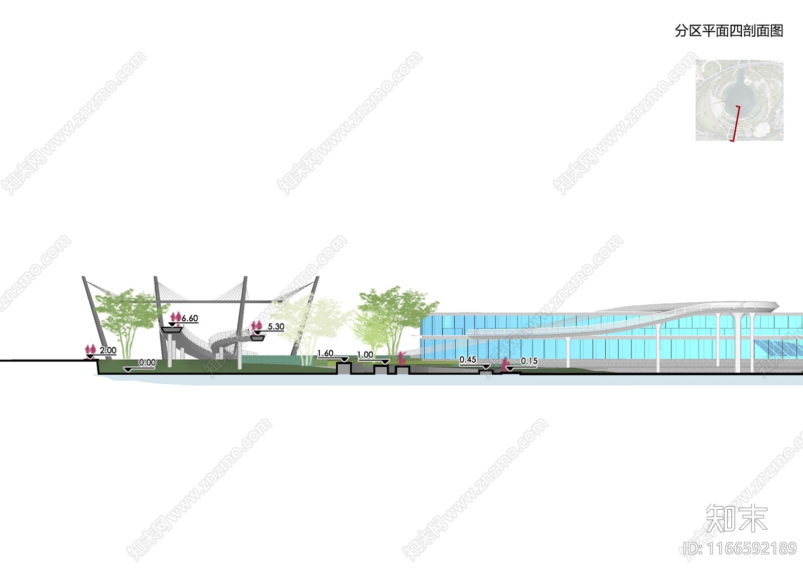 现代剖面图_立面图_PSD免抠素材_景观剖面图_滨水_建筑立面图贴图下载 ID:1166592189_【知末网】