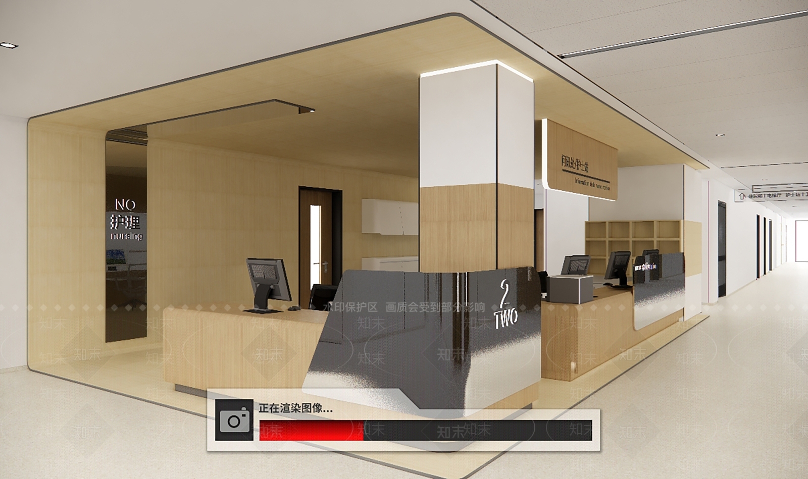 现代日式医院SU模型下载【ID:1166593833】