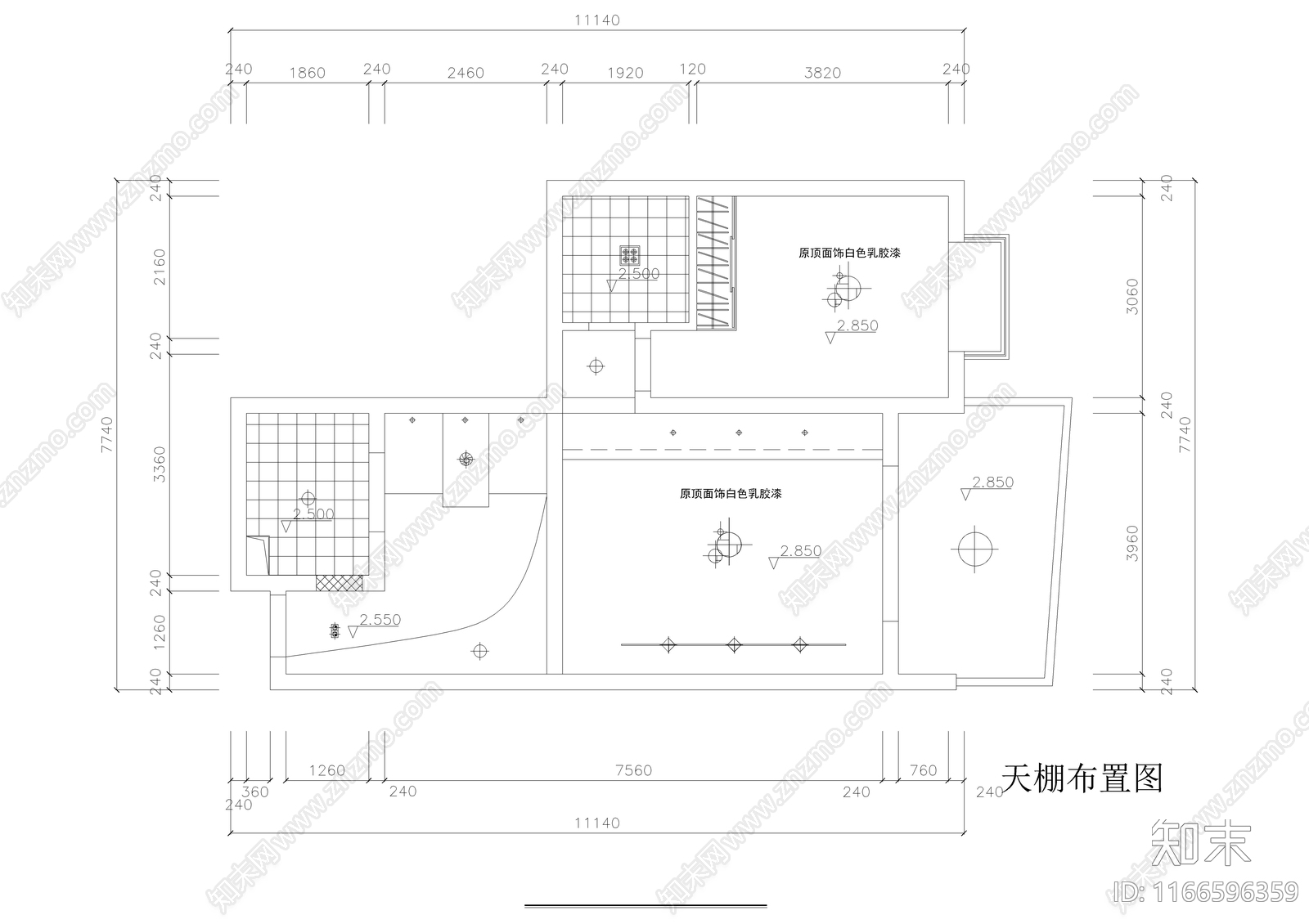 现代整体家装空间cad施工图下载【ID:1166596359】