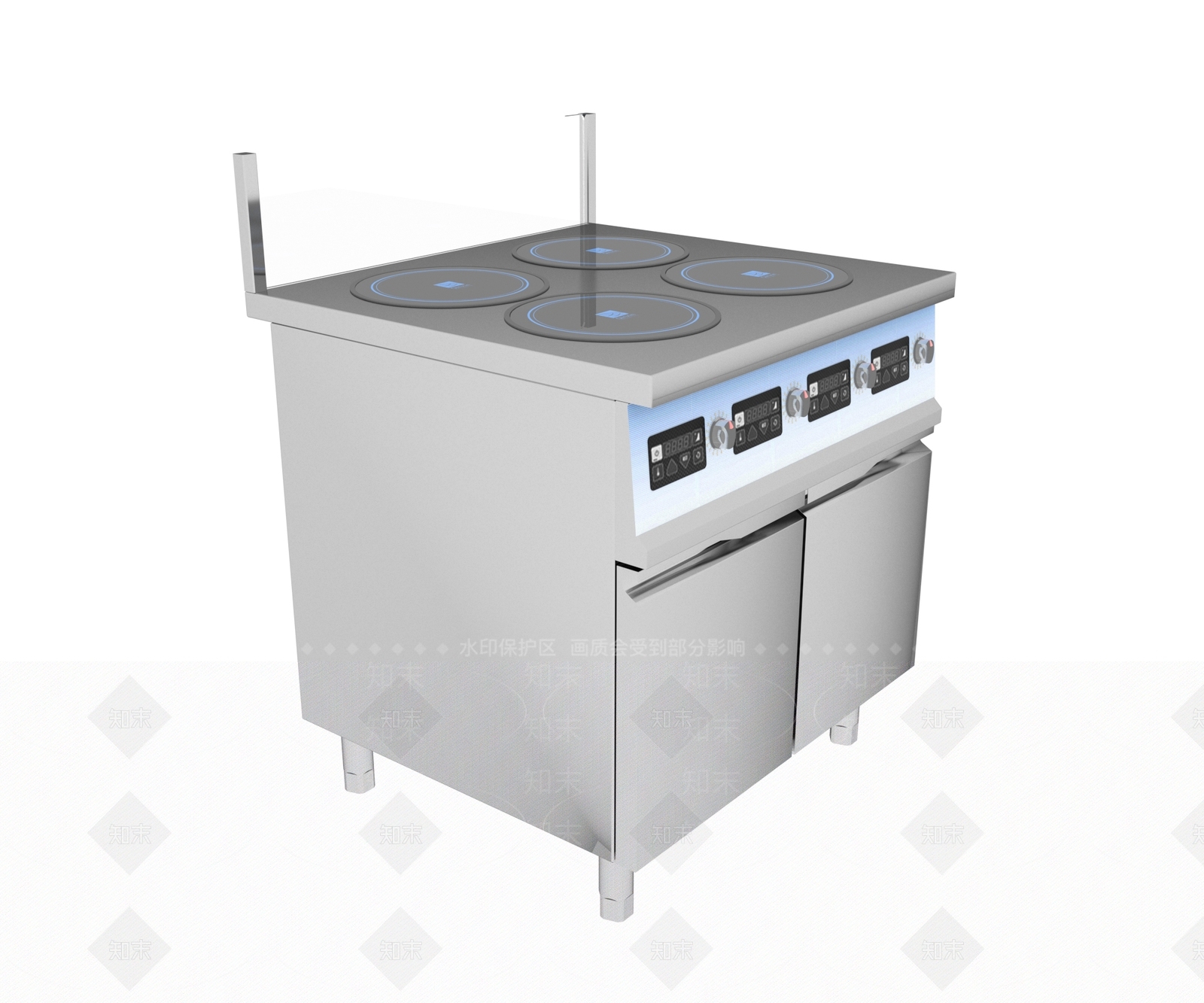 现代食堂3D模型下载【ID:1166600826】