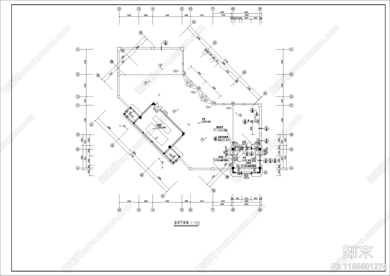 建筑平面图施工图下载【ID:1166601274】