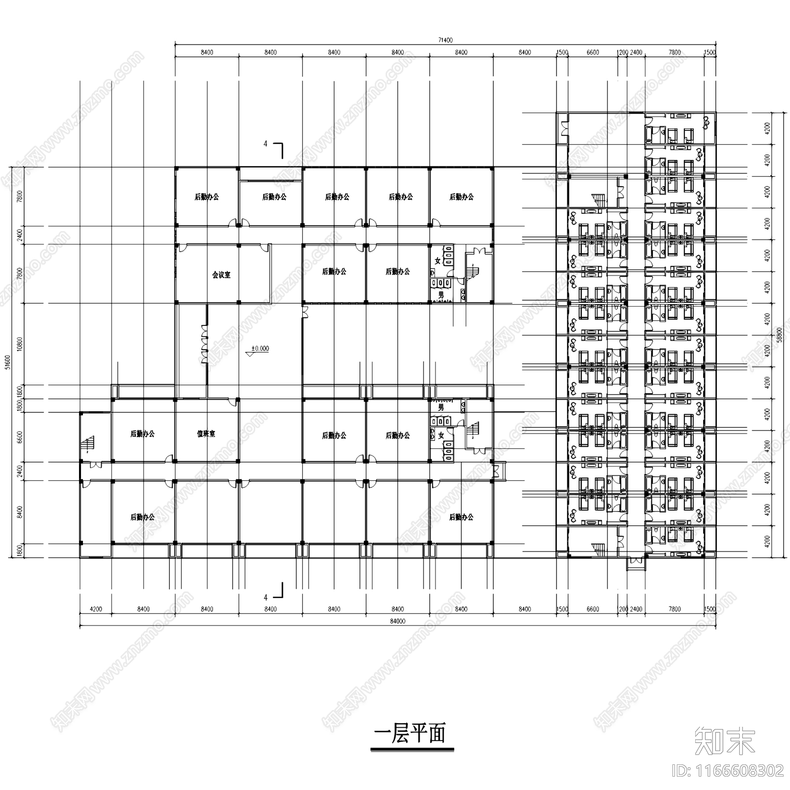 现代学校建筑cad施工图下载【ID:1166608302】