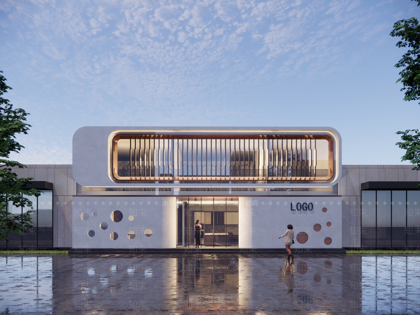 现代其他商业建筑SU模型下载【ID:1166609799】