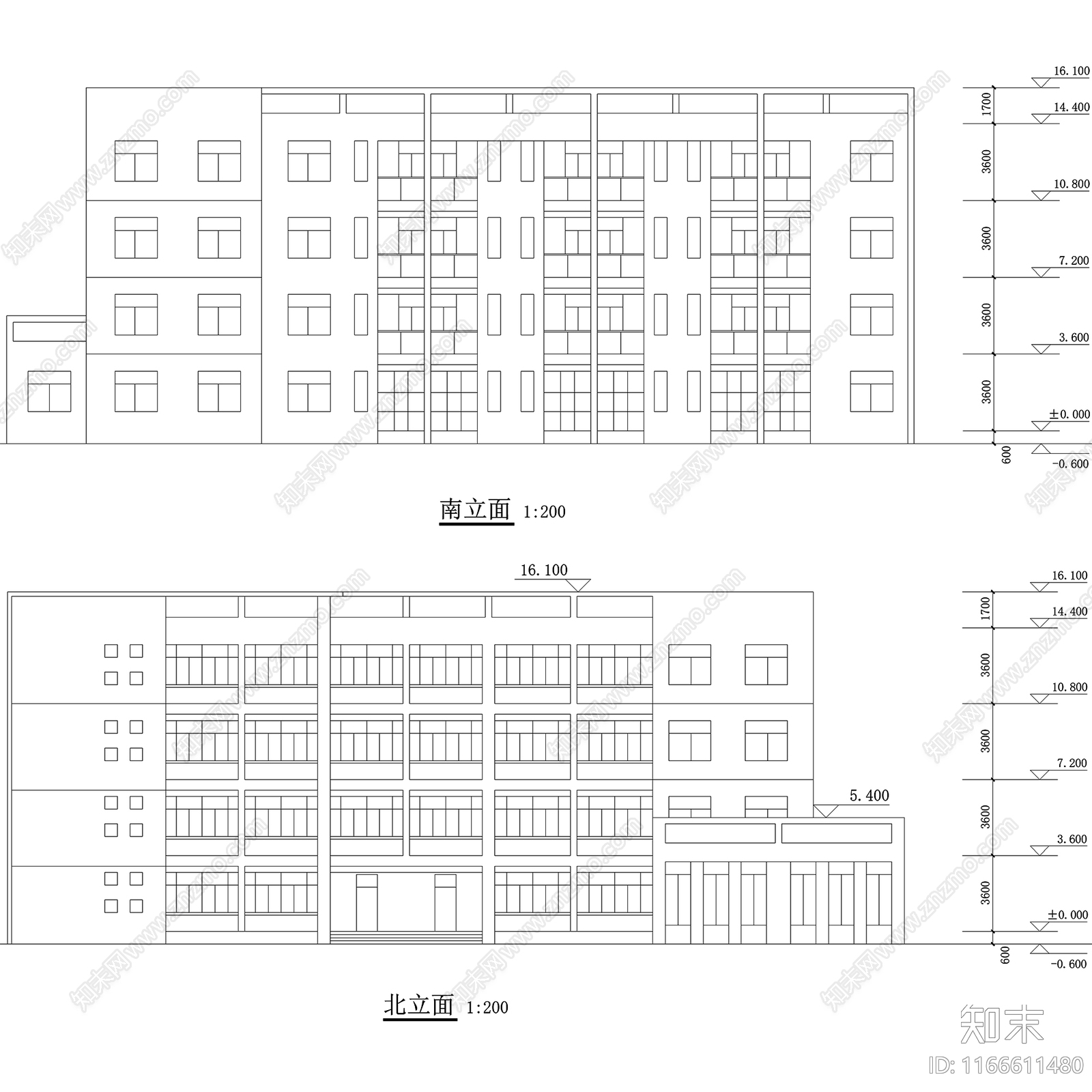 现代学校建筑cad施工图下载【ID:1166611480】