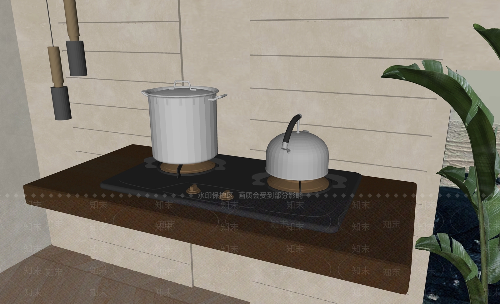 灶台SU模型下载【ID:1166615302】