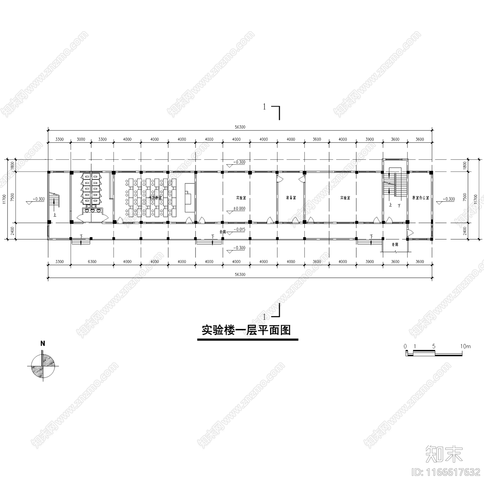 欧式学校建筑cad施工图下载【ID:1166617632】