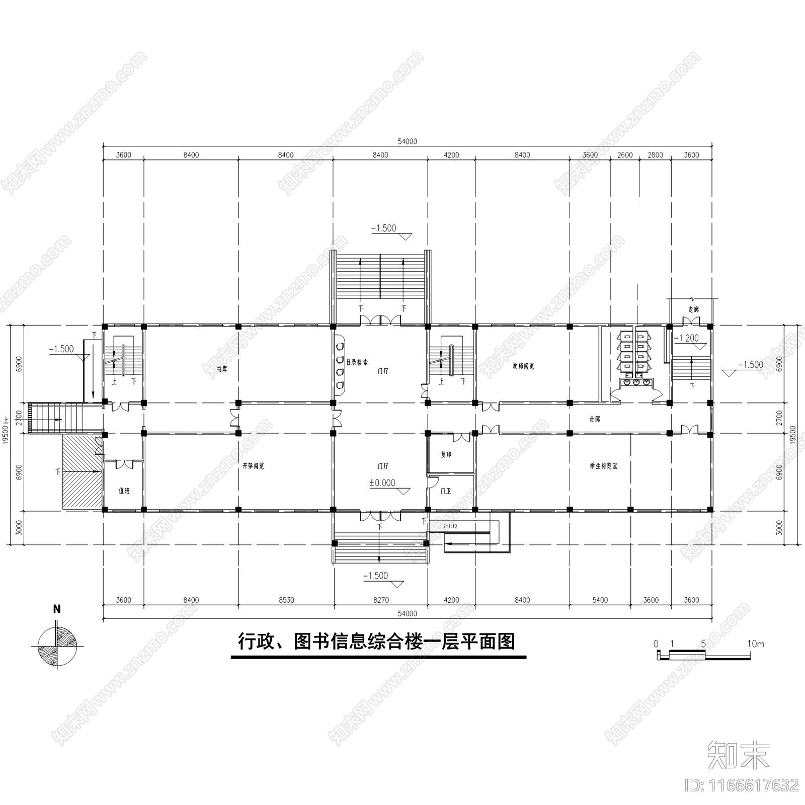 欧式学校建筑cad施工图下载【ID:1166617632】