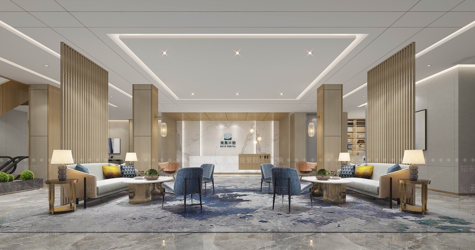 现代简约医院3D模型下载【ID:1166620965】