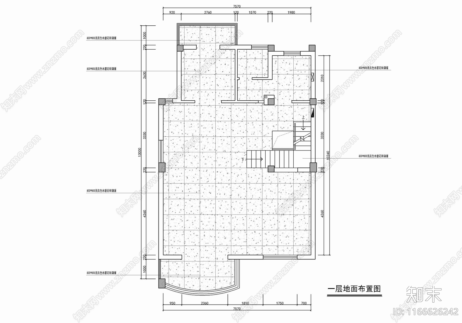 现代整体家装空间cad施工图下载【ID:1166626242】