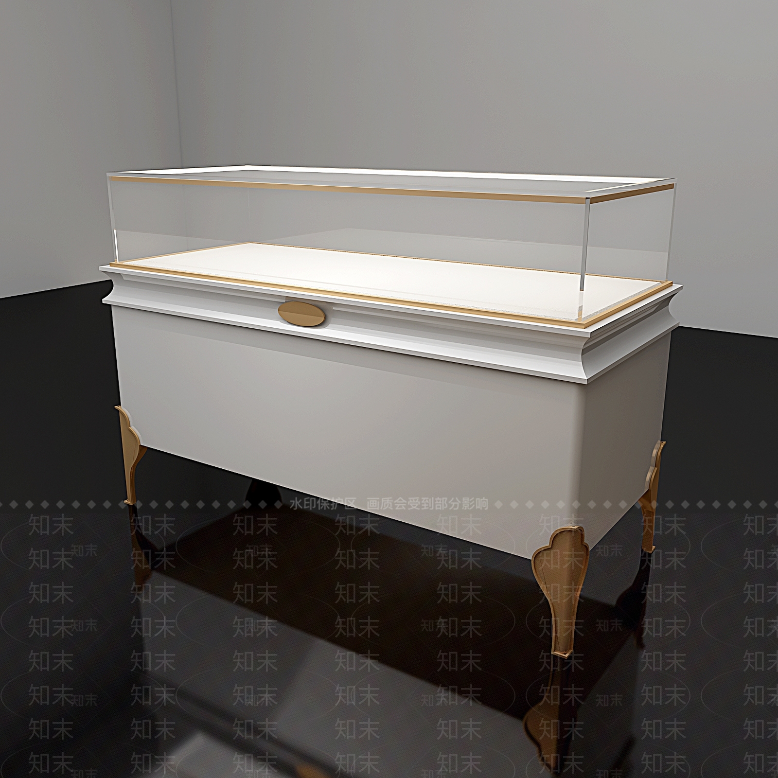 现代珠宝店3D模型下载【ID:1166635400】