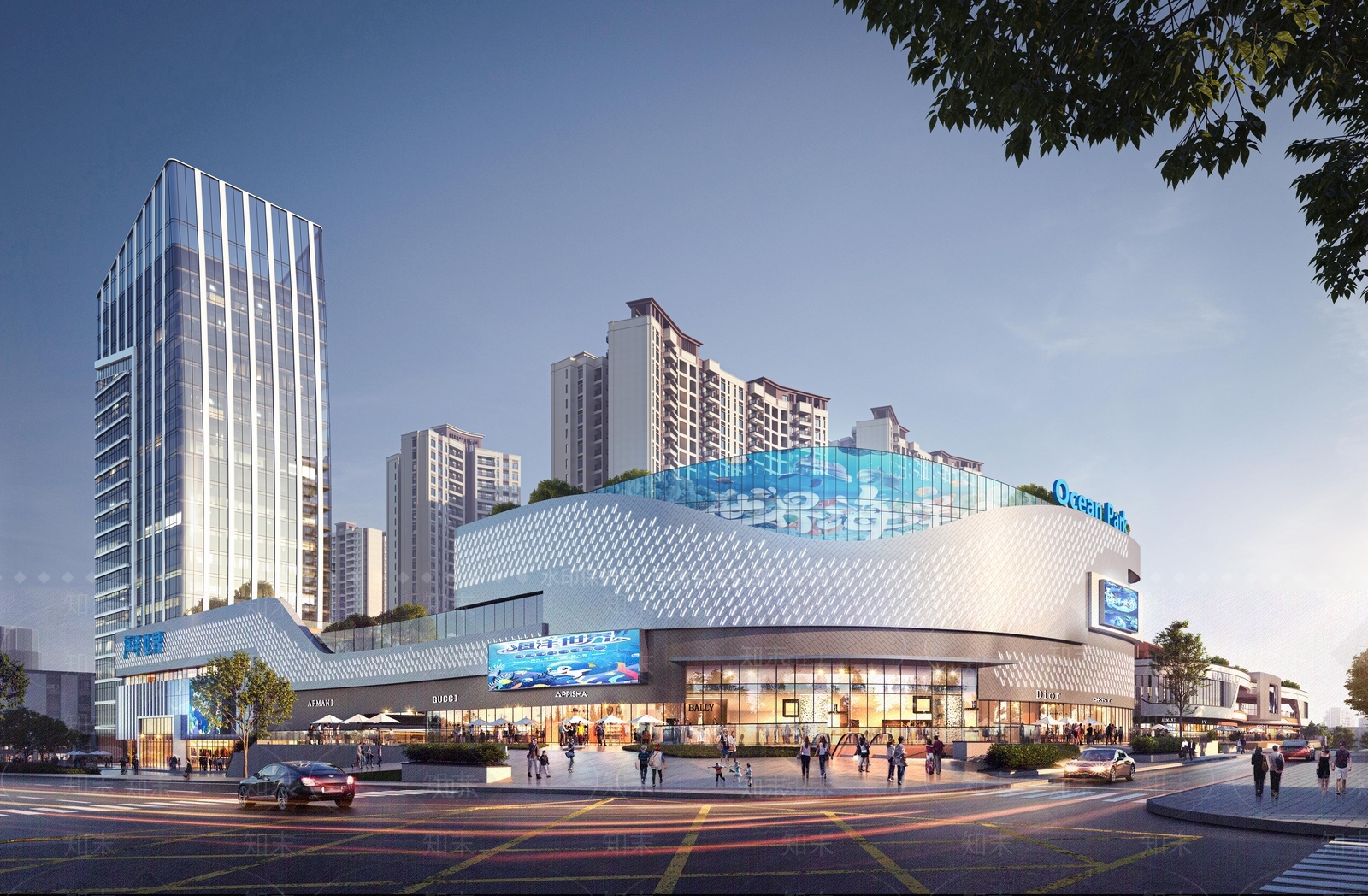 现代其他商业建筑SU模型下载【ID:1166665768】