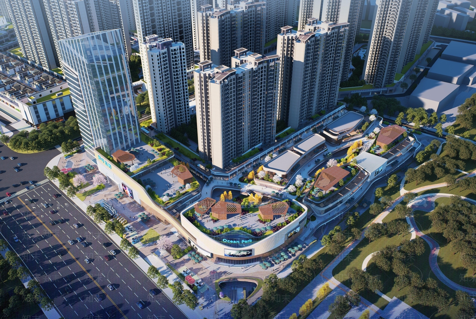 现代其他商业建筑SU模型下载【ID:1166665768】