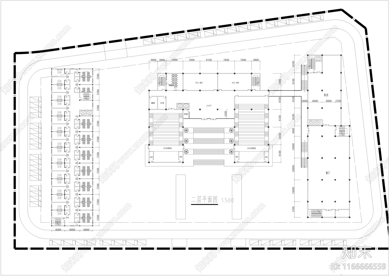 现代其他公共建筑cad施工图下载【ID:1166666559】